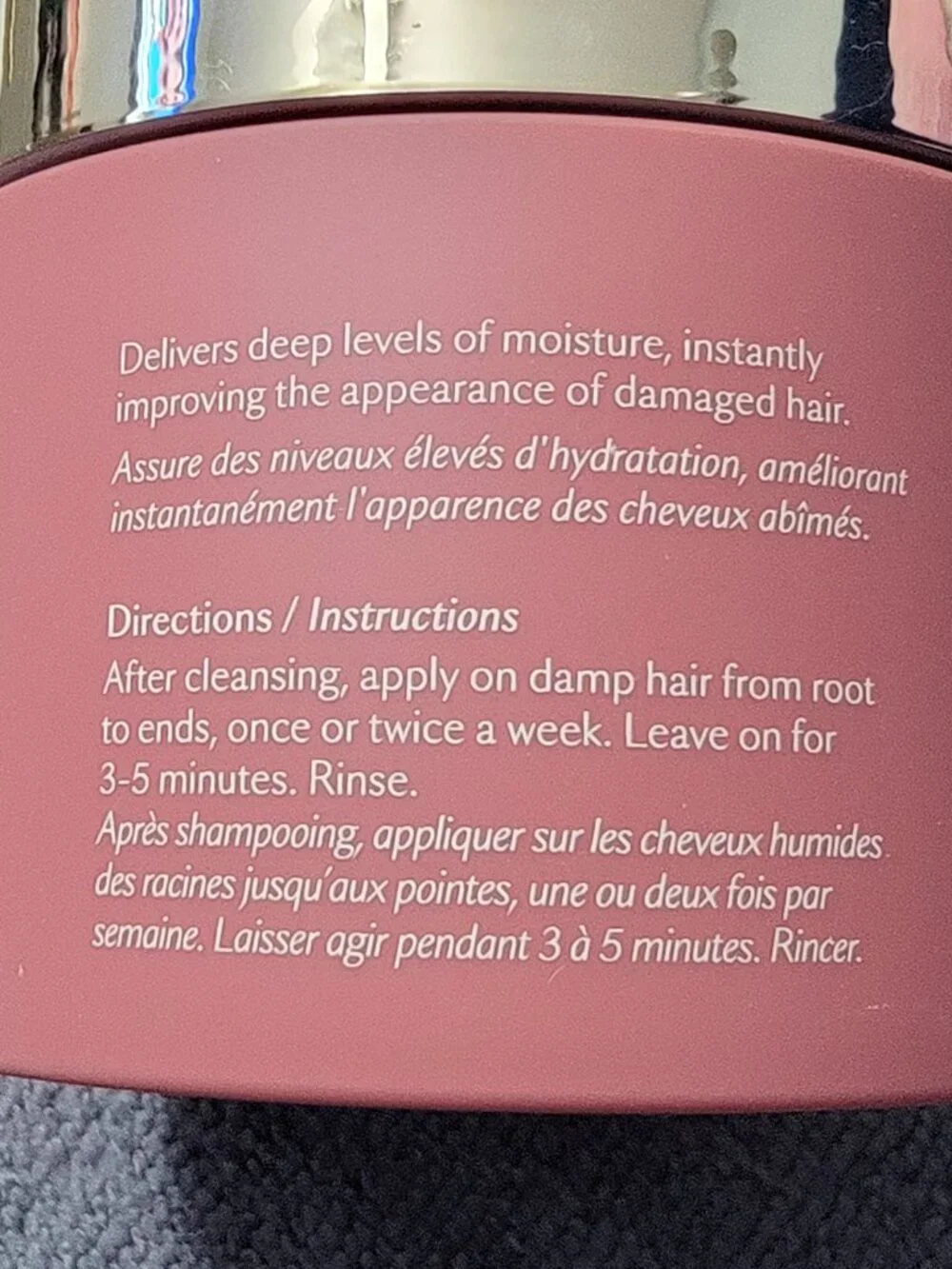 NEW Vegamour Hydra-8 Hair mask Deep Moisture Repair Mask